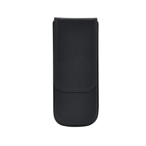 PU Leather Pen Holders Organizer 3/6 Slots-Black Pack of three