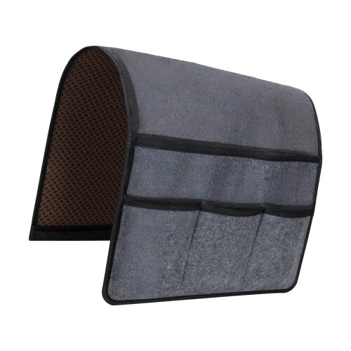 Multifunctional Sofa Armrest Organiser Couch Armchair-Dark Grey