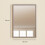 Homcom HOMCOM 50 x 70 cm Wall Bathroom Mirror, Vanity Mirror, Grey 3