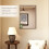 Homcom HOMCOM 50 x 70 cm Wall Bathroom Mirror, Vanity Mirror, Grey 4