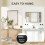 Homcom HOMCOM 50 x 70 cm Wall Bathroom Mirror, Vanity Mirror, Grey 5