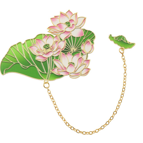 Artistic Floral Bookmarks Carving Metallic Brass Bookmarks-2