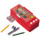 Miniatuur potloodhoudercontainer voor kinderen en-Rood 1