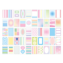 Colorful Stick Note Notepads With Lines Writing Pad Adhesive-b