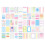 Colorful Stick Note Notepads With Lines Writing Pad Adhesive-b 1
