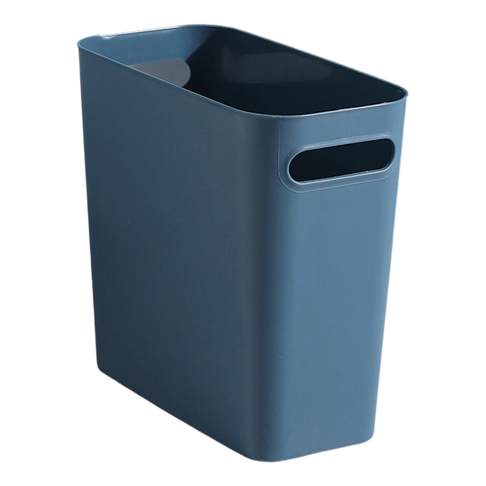 Square Shape Open Top Garbage Bin Lidless Waste Basket-Blue 7627001364097