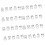 40Pcs Nature Inspired Bookmarks Clear-8x10cm Satisfactory 1