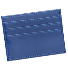 Card Holders Secures Your 50 Card Business Card Wallet-Blue