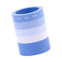 Stifthalter Stiftbehälter Desktop Ornament Bleistift-Blau