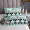 Boho Patchwork Quilt Set Twin Size Light Blue Floral Lightweight Bedspread for All Seasons 4