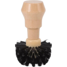 (SIZE 2) professional portable coffee tamper cleaning brush with wooden handle for kitchen appliances51mm/54mm