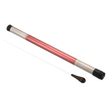 Professional 15 Inch Conductor Baton with Ergonomic Wood Handle and Protective Case for Orchestra