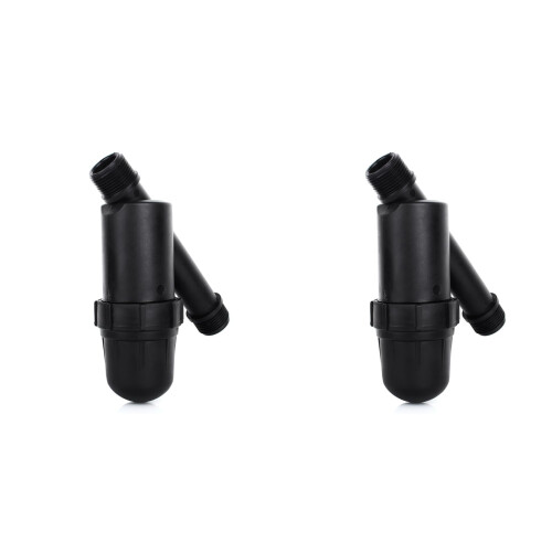 Drip Irrigation Filter 3/4 Inch Y Shaped Screen Filter Pack of 2 AntiClog Easy Clean Mesh Prefilter