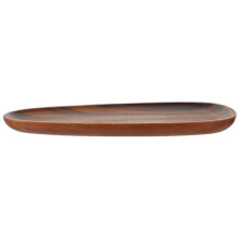 Wood Jewelry Organizer Tray Irregular Decorative Design Rustic Wooden Vanity Tray for Bathroom Perfume and Bedroom Storage