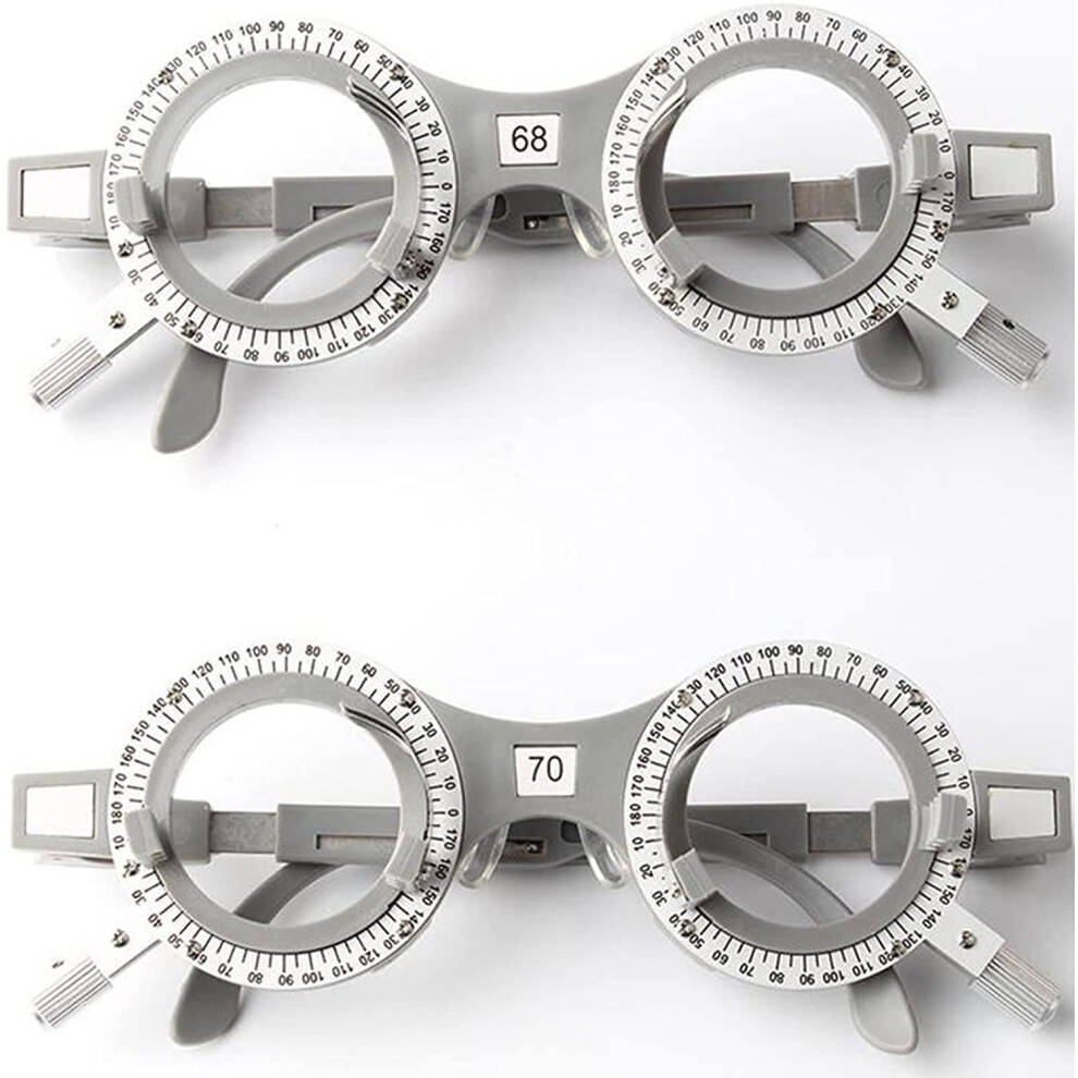 Optical Trial Frame 52mm Adjustable Fit Lightweight Comfort Lens Frame for Optometry Eye Testing
