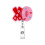 Shimmering Sequins Retractable ABS Badge Holder with Metal-9 1
