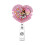 Automatic Retractable Badge Holder Sequins ABS Badge Holder-4 1