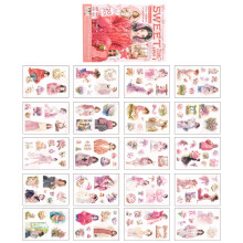Flower Girl Die Cut Sticker Waterproof PET-Sweet Tang Manchun