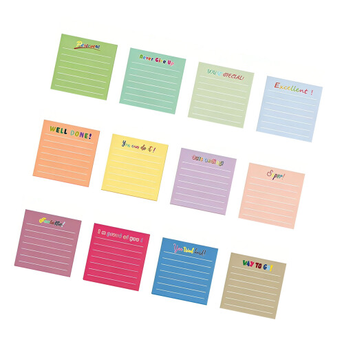 Bloc-notes carrés 360 feuilles de notes adhésives de couleur-3
