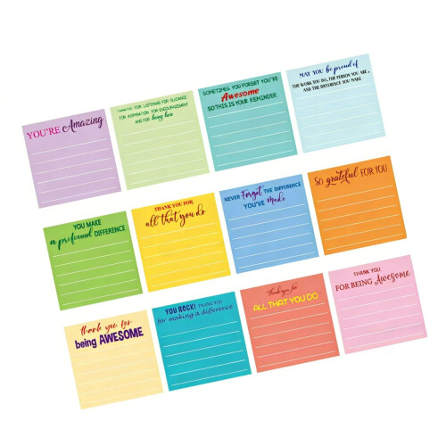 Bloc-notes de forme carrée, 360 feuilles, notes adhésives de-1