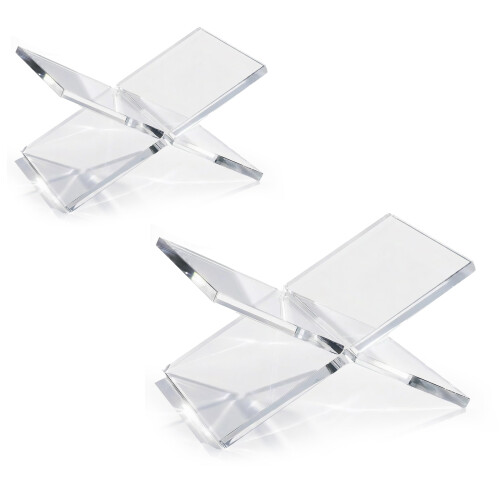 Transparenter Leseständer mit stabiler Basis, ideal für-L 1