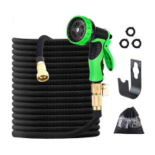 Pressure Car Wash Water Gun Set with Expandable Garden Hose, Telescopic Design for Easy Cleaning