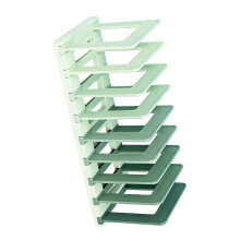 Support de livres en plastique, serre-livres-dégradé vert