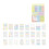 Vibrant Paper Label That Stick Securely To Page Without-Yellow 1