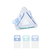 Convenient 3 In 1 Plastic Slide Out Stick Index Tabs For-blue