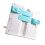 Folding Plastic Textbook Stand Reading Stand-White and blue 1