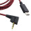 Cordon de son de remplacement longue durée pour fil-Noir 3,5 mm 6