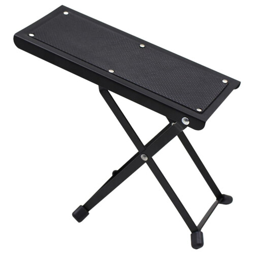 Adjustable Foldable Guitar Footstool with Ergonomic Leg Support for Classical Guitar and Comfortable Playing 1