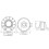 Professional Guitar Effect Knob Textured Grip And-1  VOLUM 3