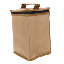Camping Lantern Storage Pouch and Gas Canister Bag with Stable Cup Holder for Hiking