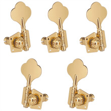 5 String Gold Bass Guitar Tuning Pegs Set – Smooth Accurate Tuning, Stable Pitch Control, Rust‑Resistant Design
