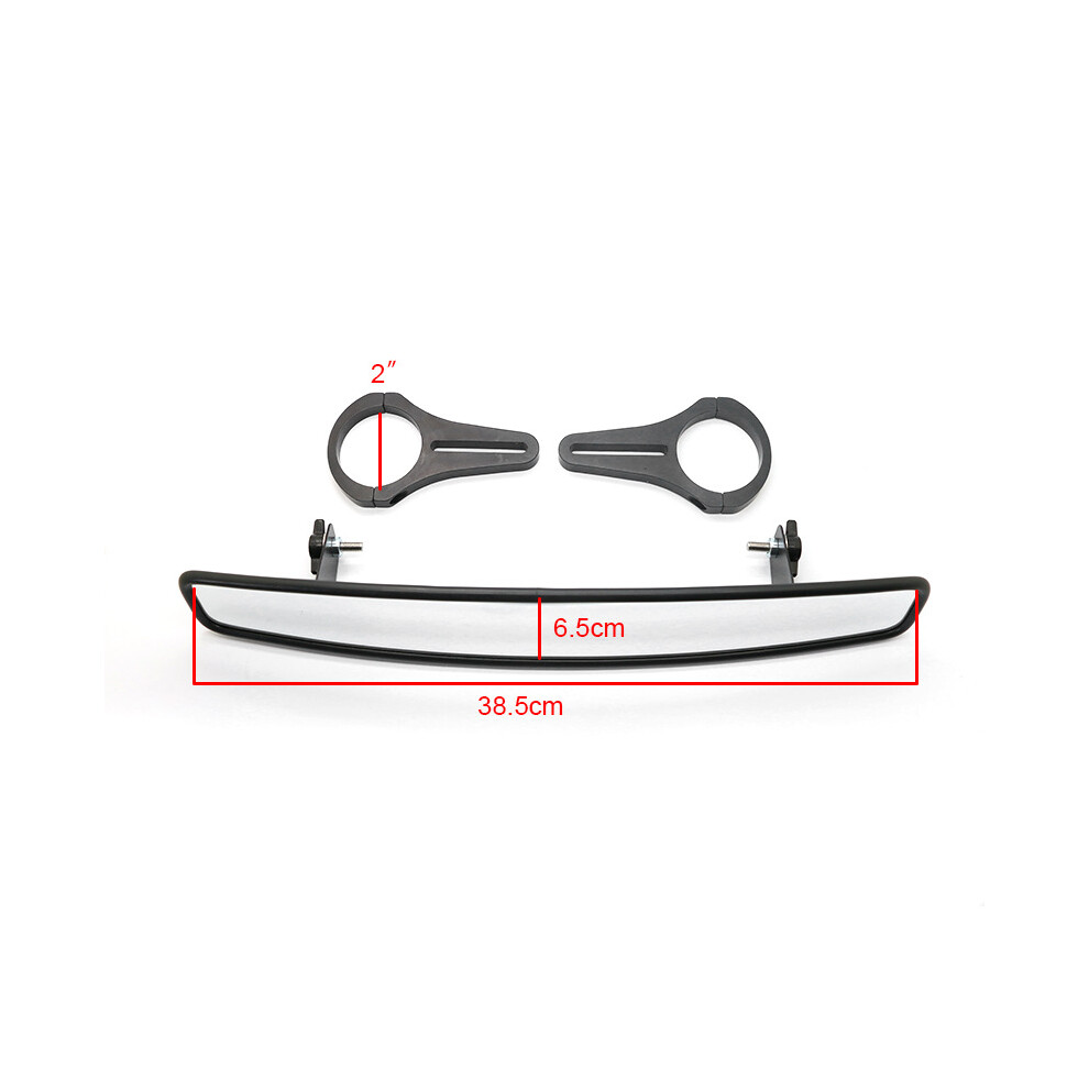 (Rearview Mirror + 2" Bracket) Wide Angle Rearview Mirror For Off-Road Sand Cars 5996097155912