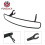 (C-Type Universal Bracket) ATV Wide Angle Rearview Mirror 1.75/2 Inch 2