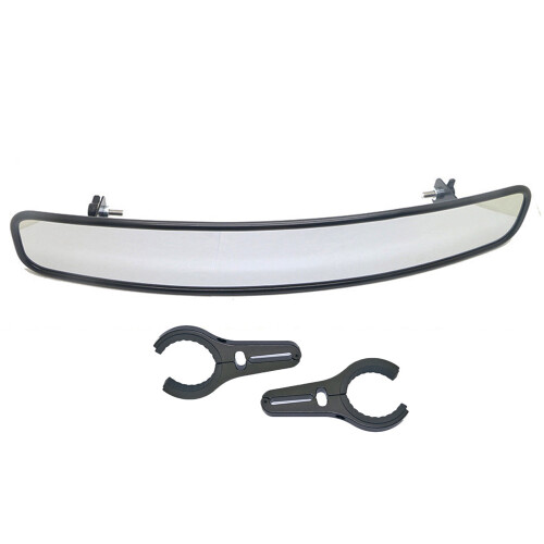 (C-Type Universal Bracket) ATV Wide Angle Rearview Mirror 1.75/2 Inch 2