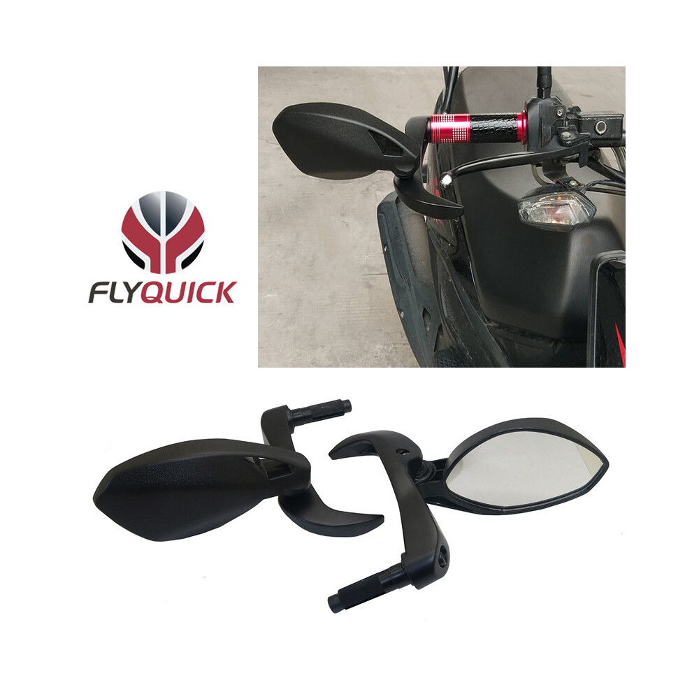 Motorcycle Scooter Foldable Handlebar Mirror & Brake Guard 2-In-1 5996097156896
