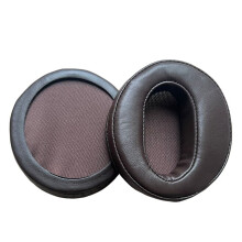 1 paar Ear Pad Earpad Memory Foam-bruine balk zonder hoofd