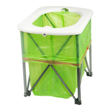 Portable Camping Toilet Folding Travel Toilet for Hiking and Road Trips, Lightweight Sturdy Design
