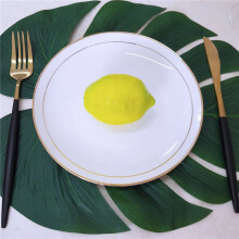 120 Pcs Artificial Lemons Fake Lemons Faux Lemons Fruits in Yellow 3 Inch Long x 2 Inch Wide