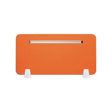 Desk Divider Privacy Panel, Noise Reduction Screen for Office Call Center Library Students, Orange 80x30cm