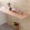 Wall Mounted Folding Table 100kg Load Pine Wood Space Saving Drop Leaf Desk for Kitchen Study 50x40cm 2