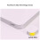 Wall Mounted Folding Table 100kg Load Pine Wood Space Saving Drop Leaf Desk for Kitchen Study 50x40cm 5