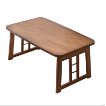 Bamboo Folding Laptop Table Adjustable Bed Desk Foldable SpaceSaving Design for Home Office