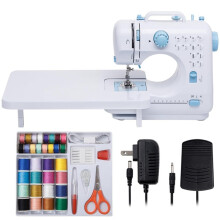 Sewing Machine for Beginners with Expansion Table Duty Sewing Machines for Adult and Kids Sewing with Foot Pedel US Plug