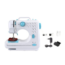 Sewing Machine for Beginners Portable Electric Hand Sewing Machine 12 Built-in Stitches Foot Pedal EU Plug