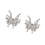 Breloques pour écouteurs à la mode, motif papillon,-Argent 1