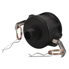 IBC Tote Adapter with Leak‑Resistant Seal, Quick‑Connect, Chemical‑Resistant Build for Garden Hose Use